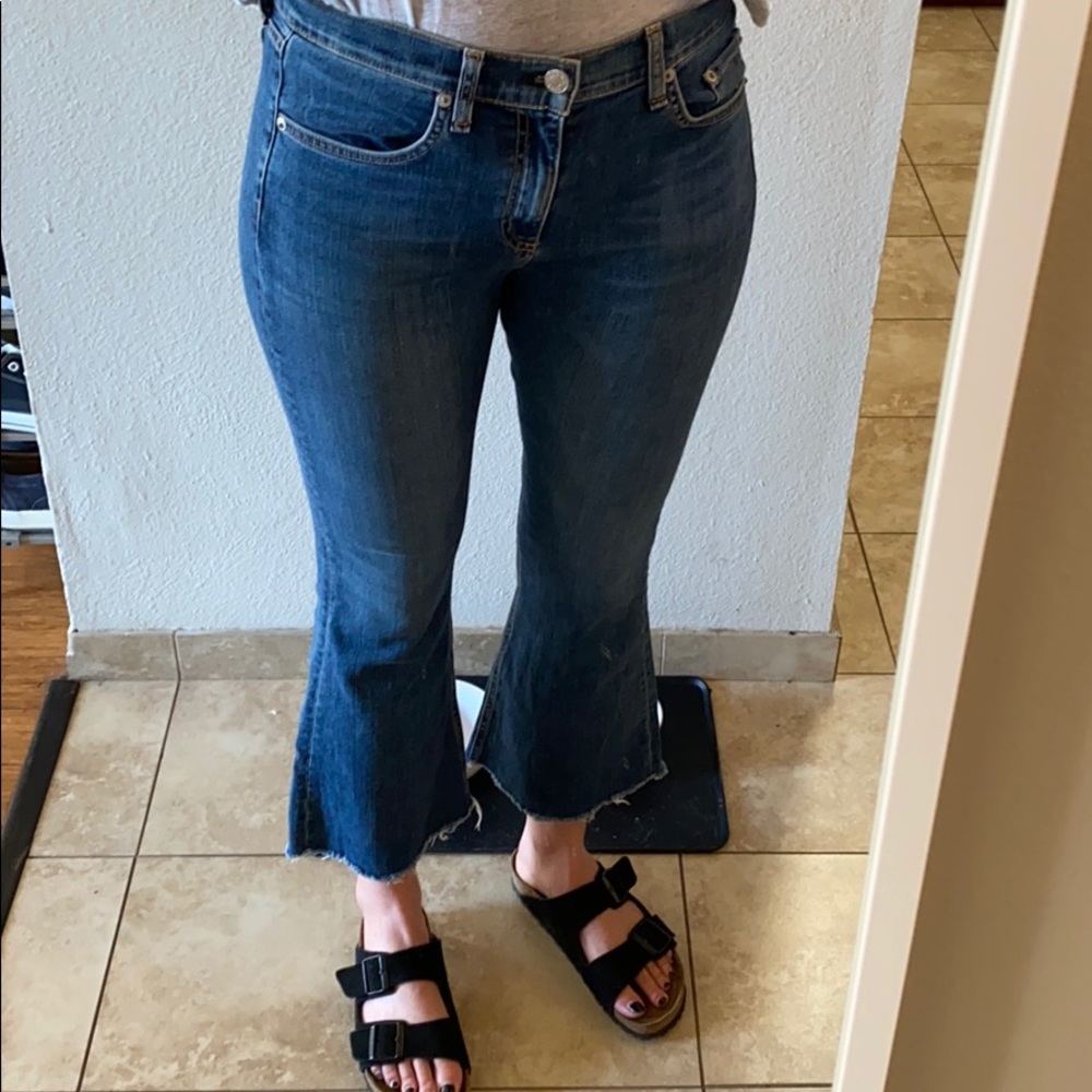 Rag & Bone Cropped Flare Jeans